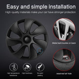 19‘’ Turbine Wheel Covers Matte Black for Model Y - TESDADDY