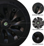 18‘’ Turbine  Wheel  Covers Matte Black for Model 3 - TESDADDY