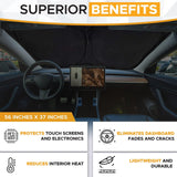 Windscreen Sunshade For Model 3 - TESLOVERY