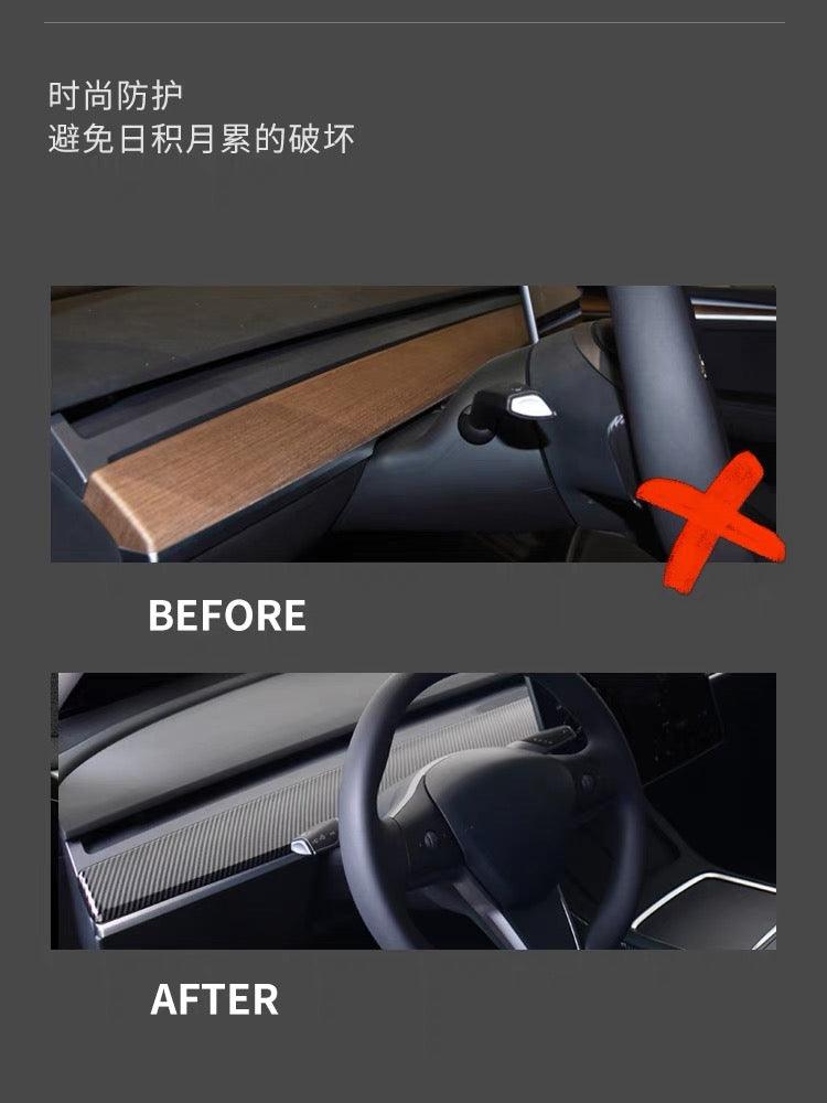Dash & Door Inlays Covers For Model 3/Y - TESLOVERY