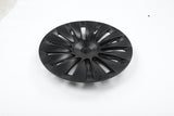 19‘’ Helios Wheel Covers Matt Black For Model Y - TESDADDY