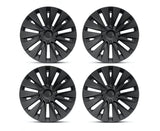 19‘’ Bladed Wheel Covers Matt Black For Model Y - TESDADDY
