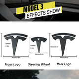 T Badge Covers For Model Y - TESLOVERY