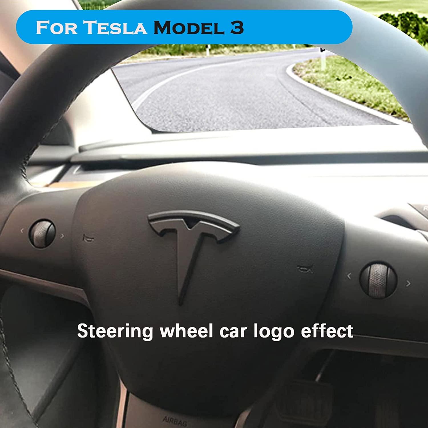 T Badge Covers For Model 3 - TESLOVERY