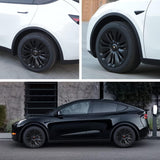 19‘’ Gemini Wheel Covers Matt Black  for Model Y